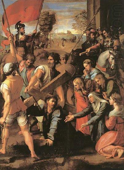 Christ Falls on the Way to Calvary, RAFFAELLO Sanzio